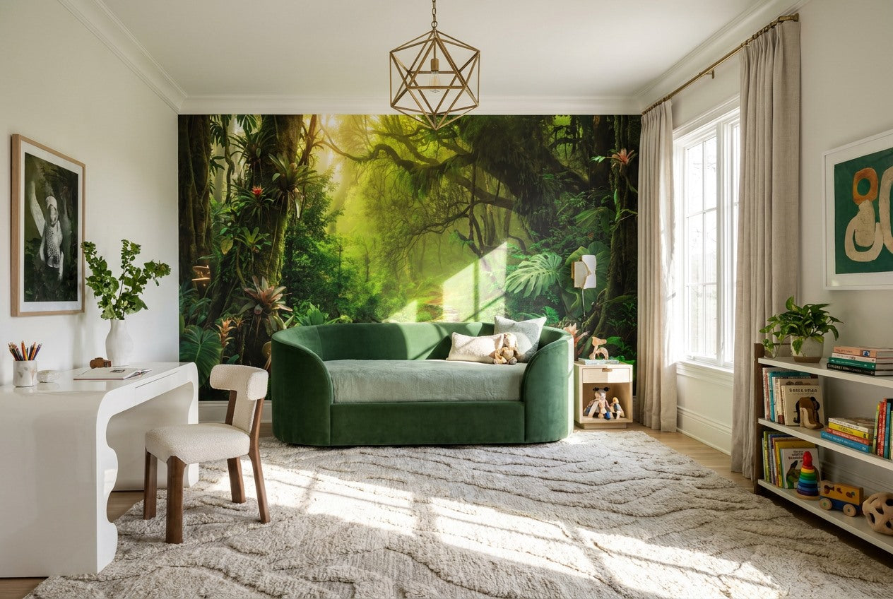 Atmospheric Rainforest Wallpaper Mural - image 6