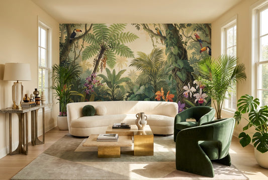 Mossy Rainforest Wallpaper Mural - image 1