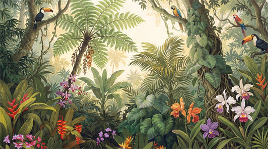 Mossy Rainforest Wallpaper Mural - image 2