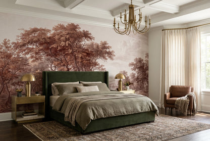 Amber Autumn Woodland Wallpaper Mural - image 5