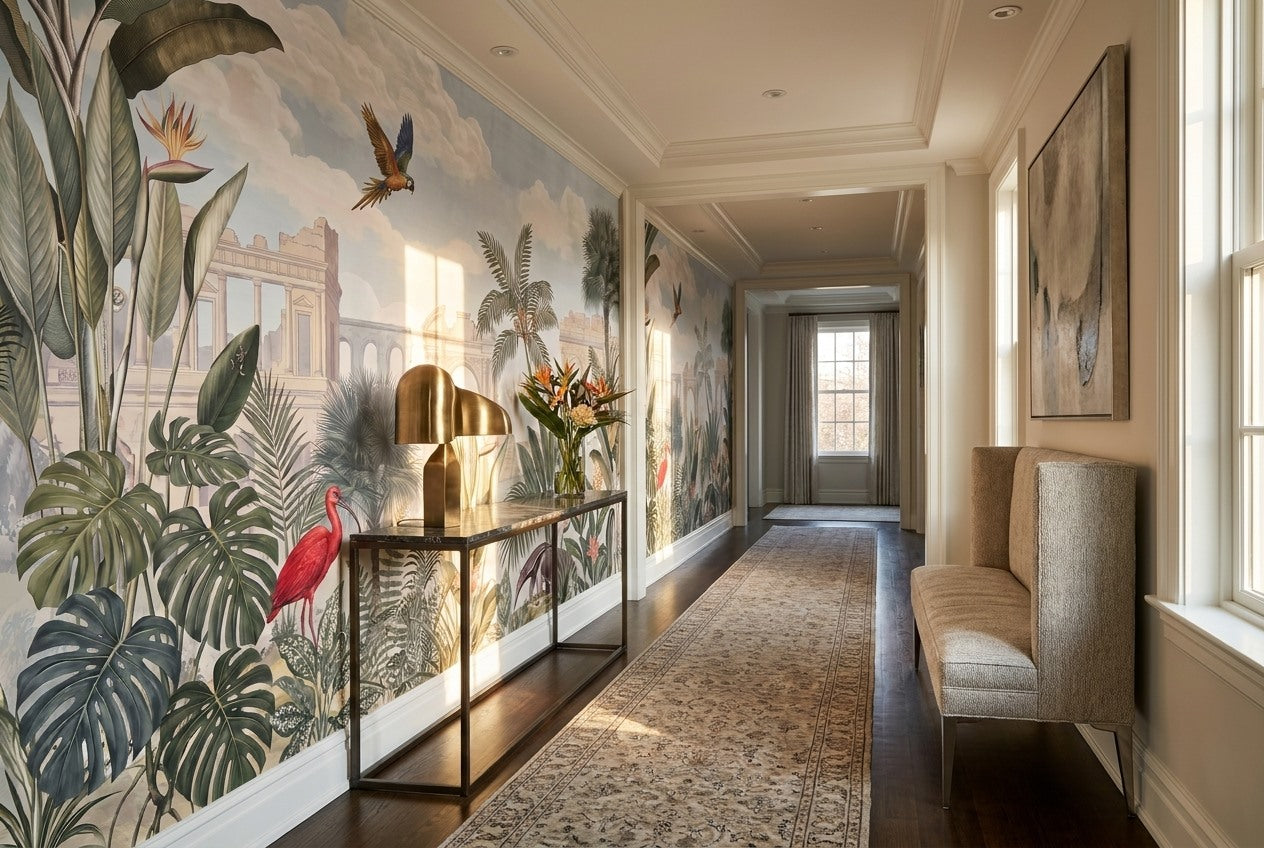 Lush Green Jungle Wallpaper Mural - image 4
