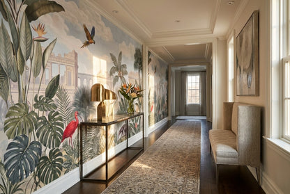 Lush Green Jungle Wallpaper Mural - image 4