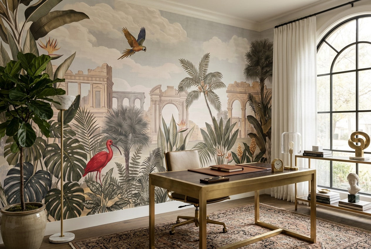 Lush Green Jungle Wallpaper Mural - image 5