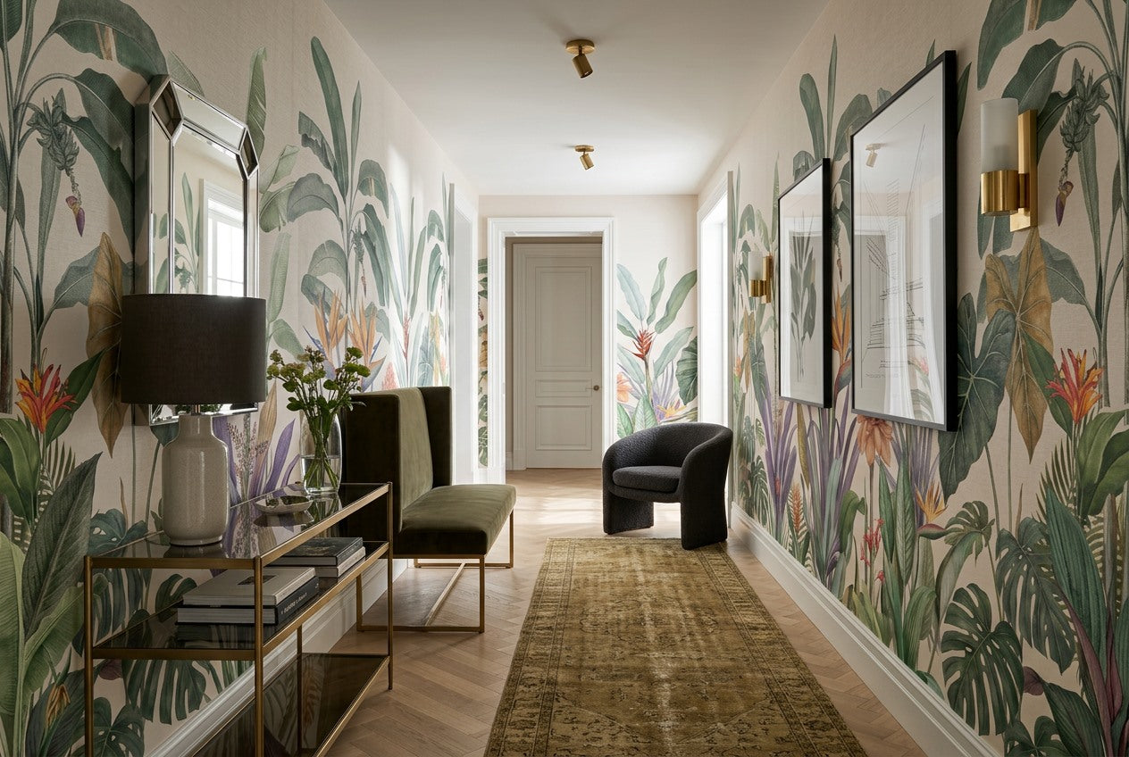 Tropical Botanical Jungle Wallpaper Mural - image 5