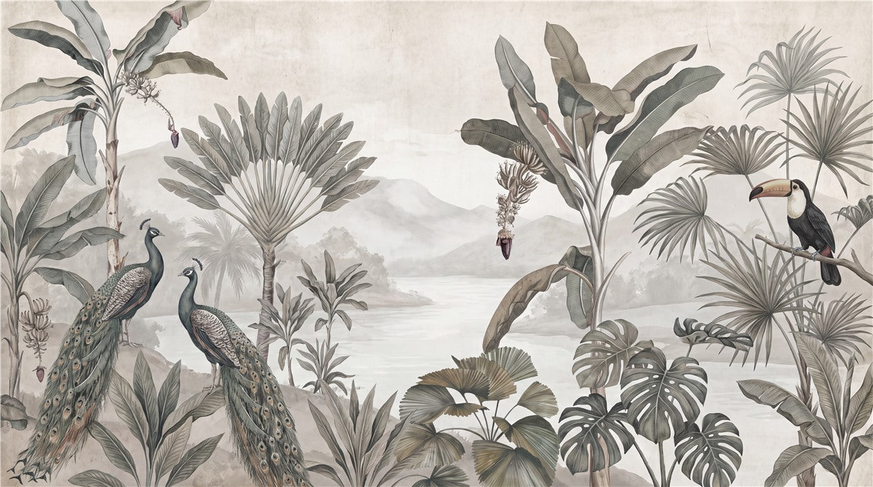 Rainforest Jungle Wallpaper Mural - image 2