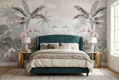 Tropical Leaf Jungle Wallpaper Mural - image 3