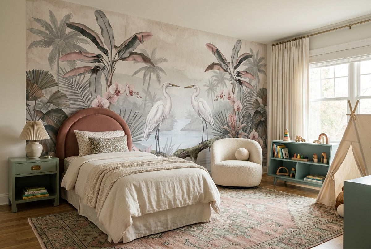Tropical Leaf Jungle Wallpaper Mural - image 4