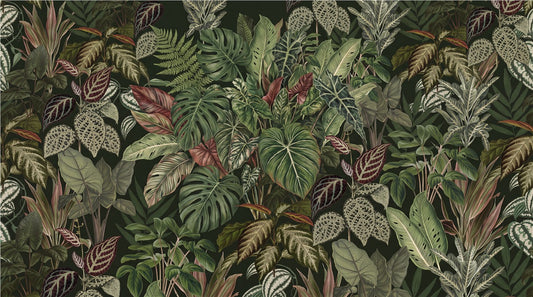 Botanical Spa Jungle Wallpaper Mural - image 2