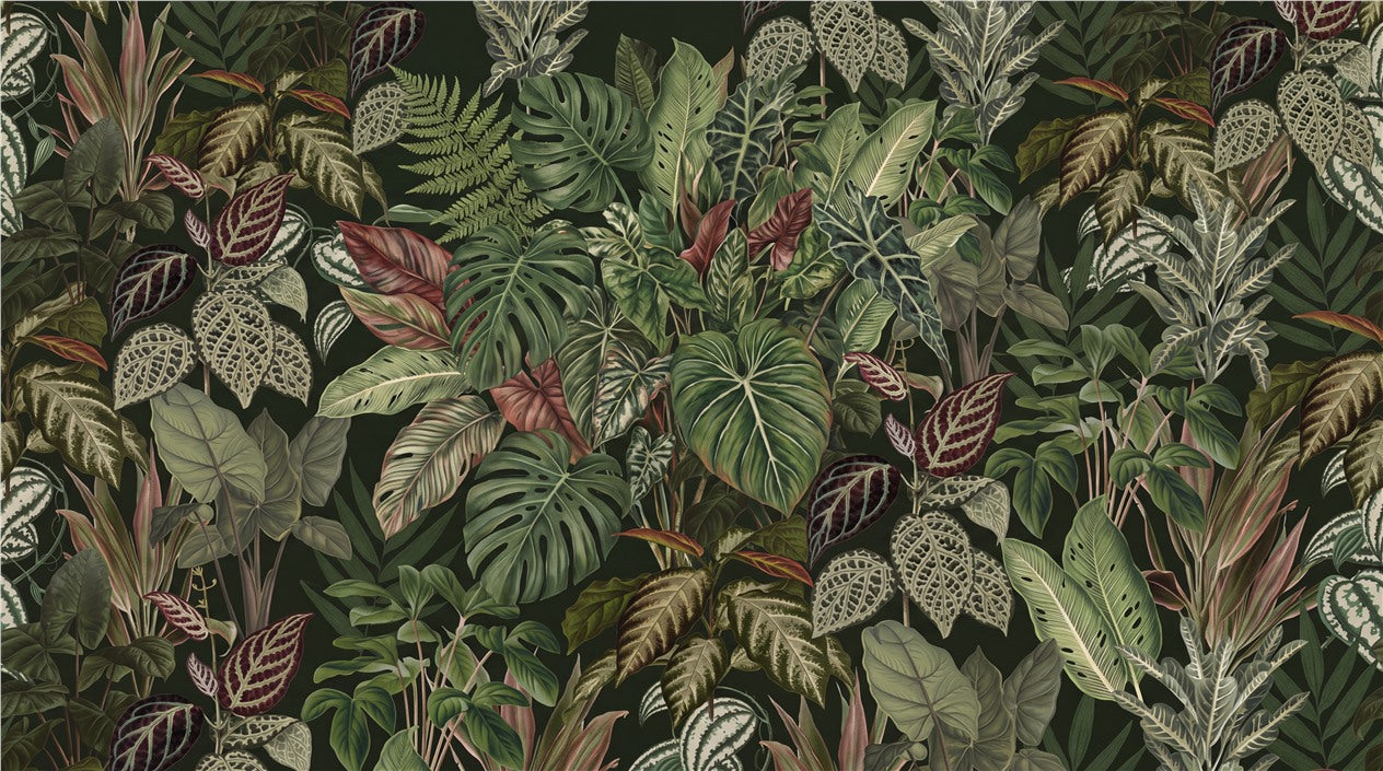 Botanical Spa Jungle Wallpaper Mural - image 2