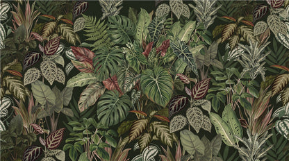 Botanical Spa Jungle Wallpaper Mural - image 2