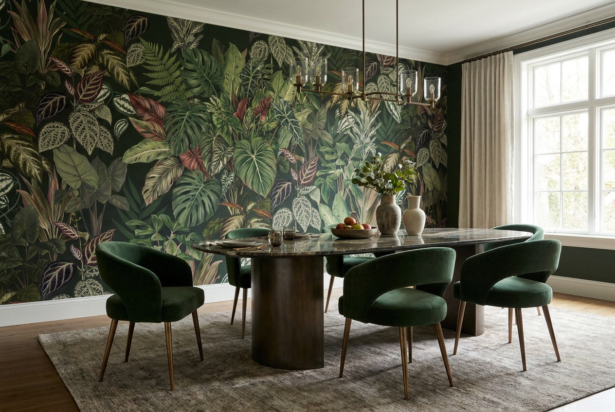 Botanical Spa Jungle Wallpaper Mural - image 3