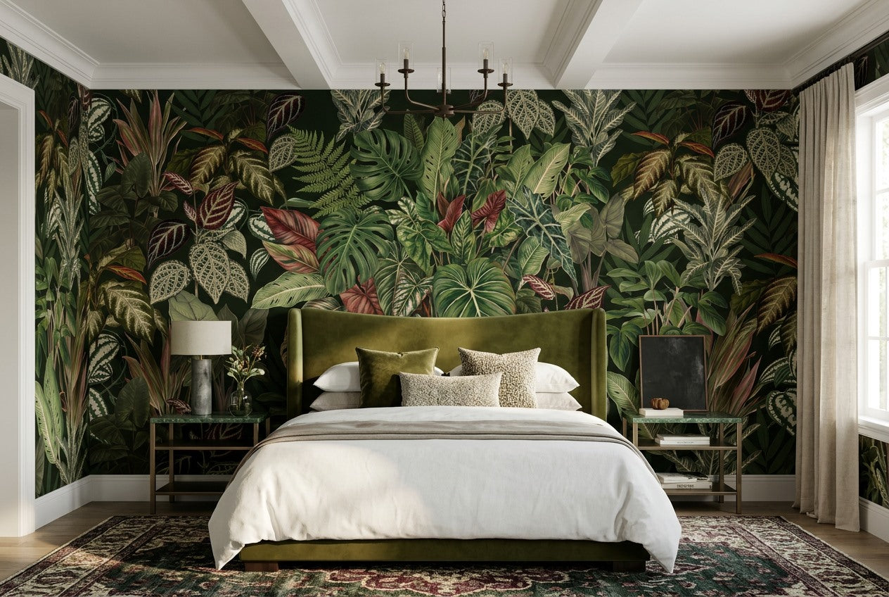 Botanical Spa Jungle Wallpaper Mural - image 4