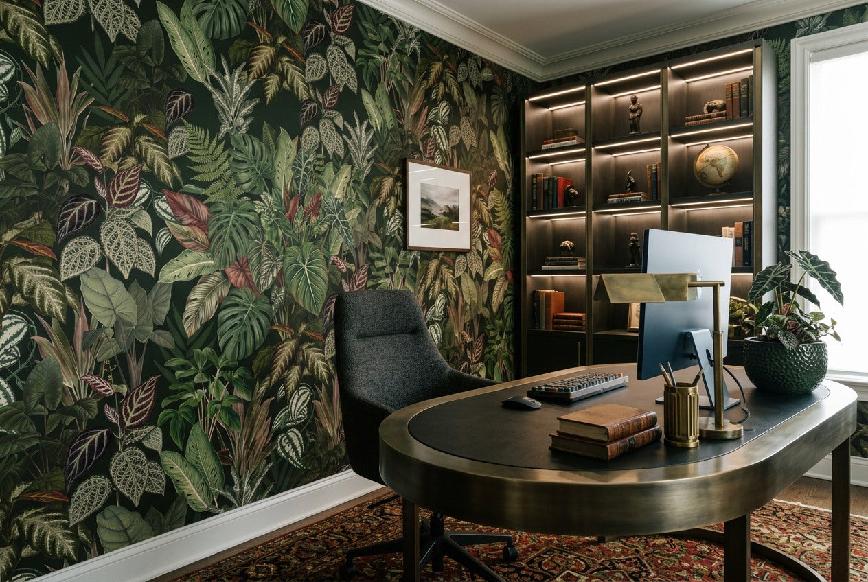Botanical Spa Jungle Wallpaper Mural - image 6