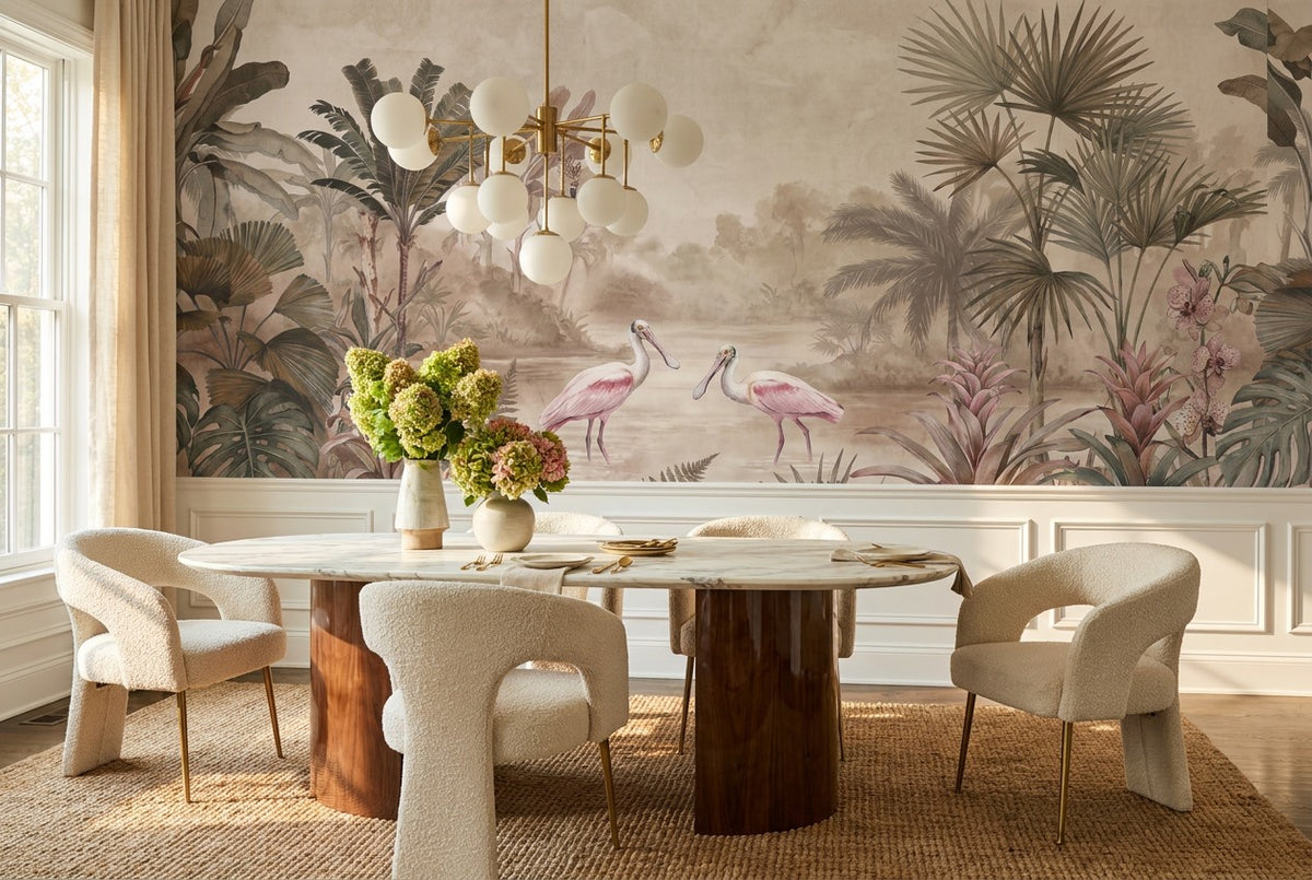 Wild Tropical Jungle Wallpaper Mural - image 3