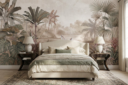 Wild Tropical Jungle Wallpaper Mural - image 4