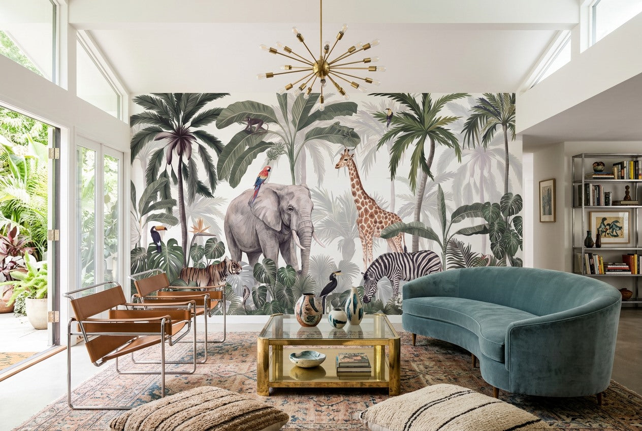 Nature Leaf Jungle Wallpaper Mural - image 1