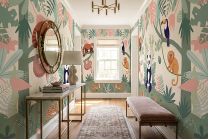 Jade Tropical Jungle Wallpaper Mural - image 4