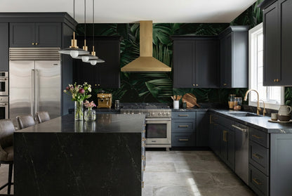 Moss Green Jungle Wallpaper Mural - image 5