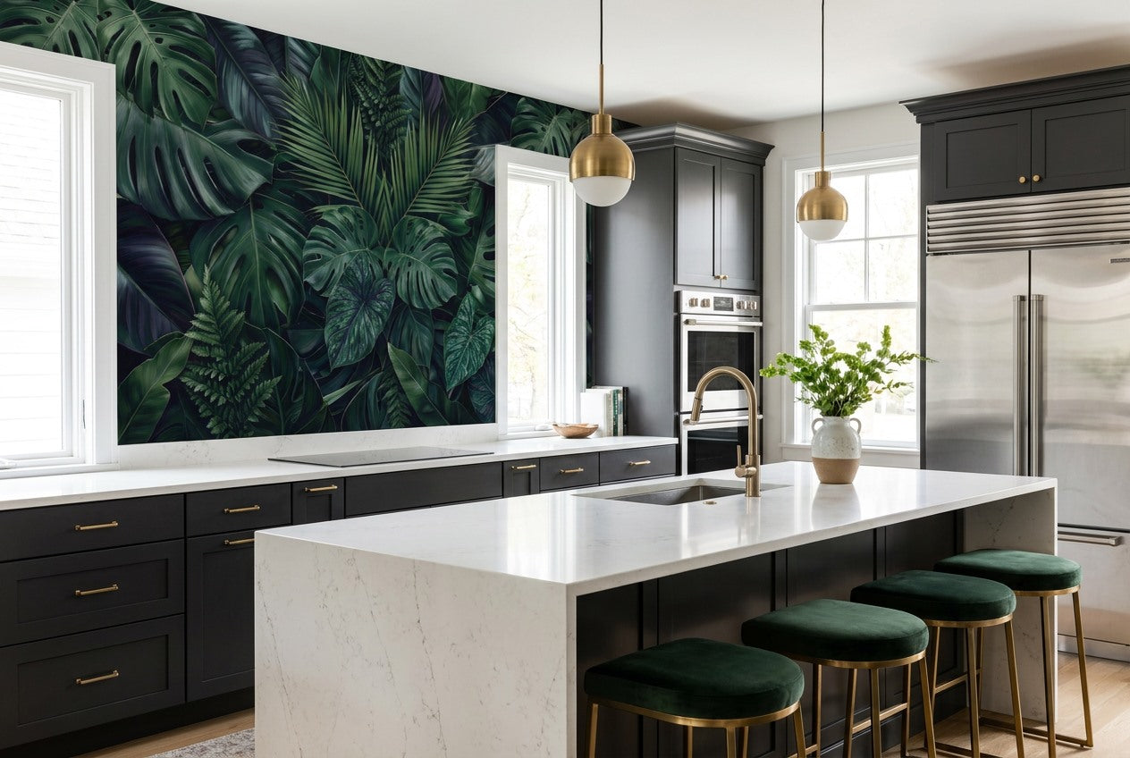 Natural Tropical Jungle Wallpaper Mural - image 5
