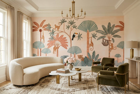 Fresh Green Jungle Wallpaper Mural - image 1