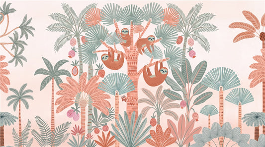 Fresh Green Jungle Wallpaper Mural - image 2