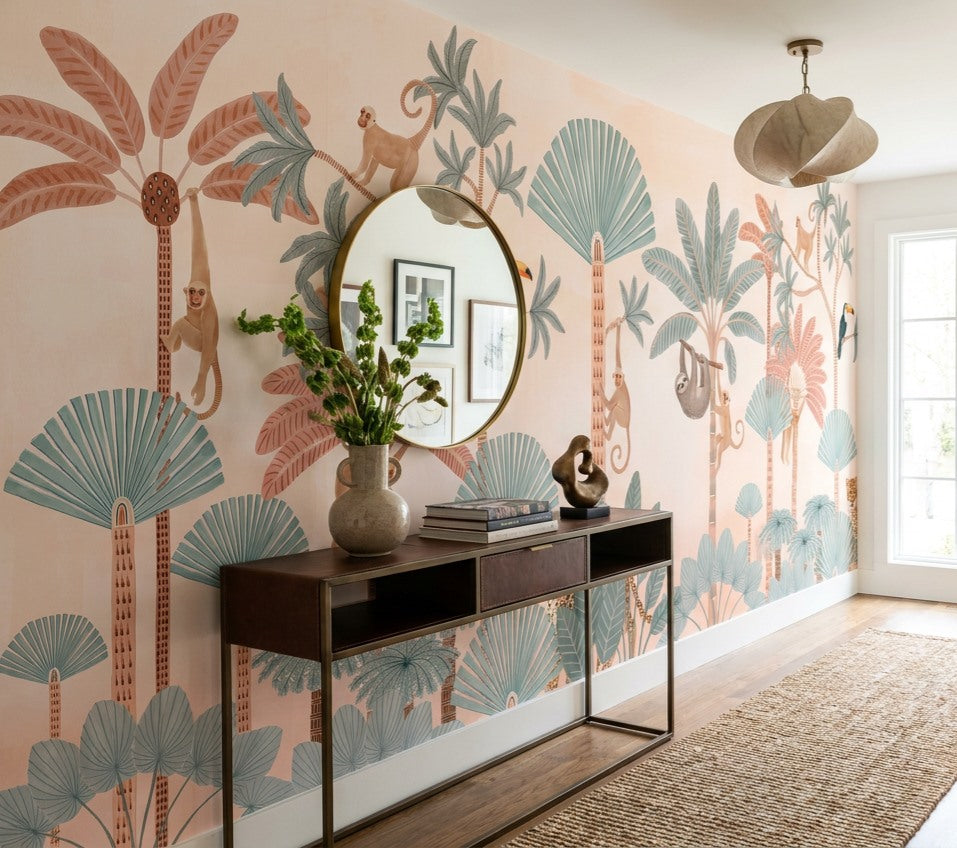 Fresh Green Jungle Wallpaper Mural - image 5