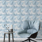 Icy Cranes Harmony Mural Wallpaper in lounge