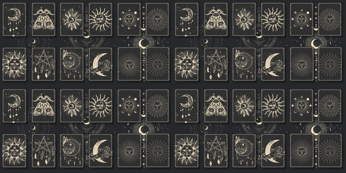 Star & Animal Signs Wallpaper Mural