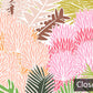 Colorful Tropical Botanical Vintage Mural Wallpaper