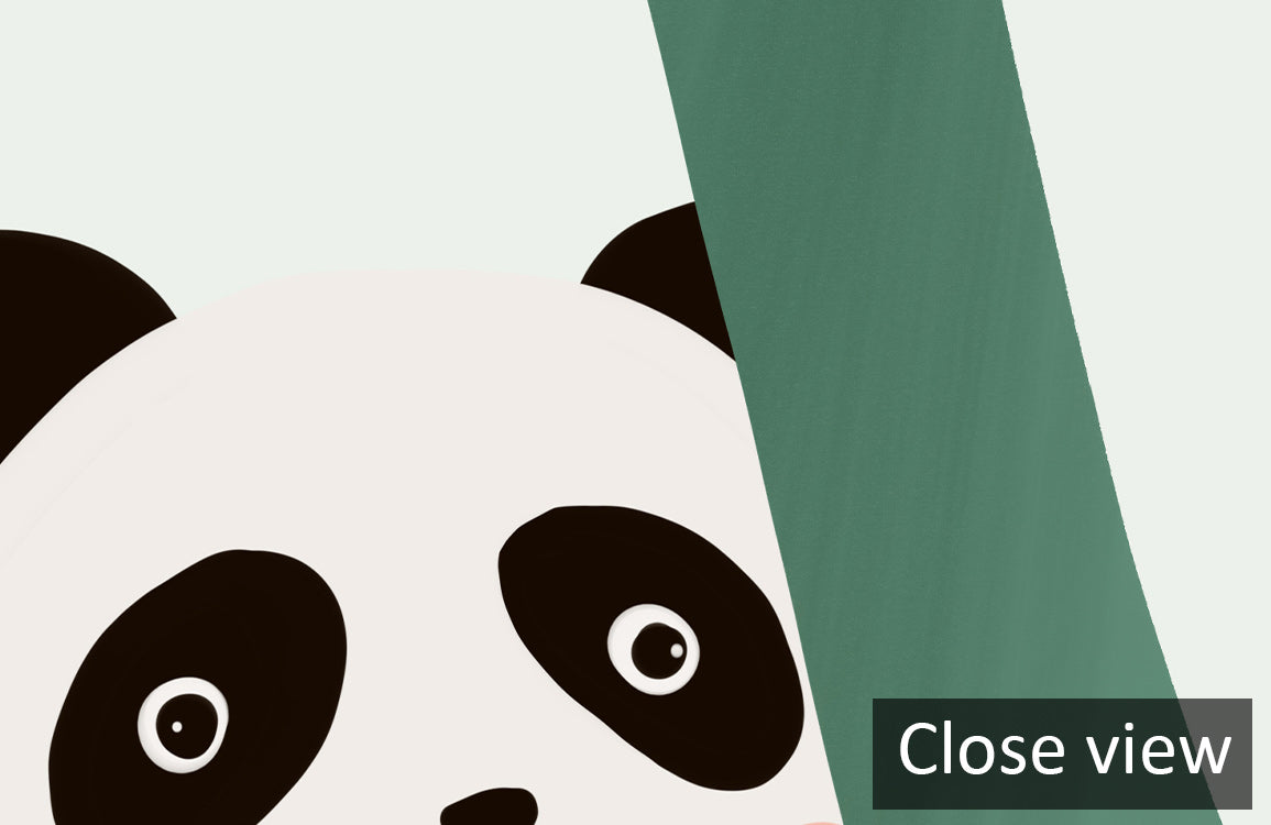 Playful Panda Bamboo Forest Mural Wallpaper
