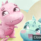 Whimsical Dinosaur Beach Mural Wallpaper