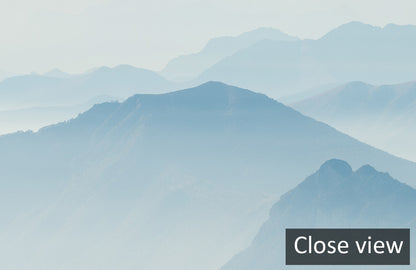 Misty Mountain Sunrise Landscape Mural Wallpaper