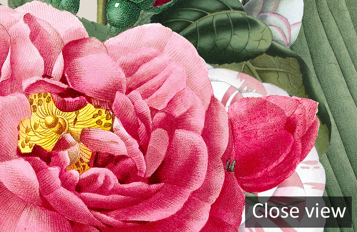 Vintage Floral Bouquet Designer Mural Wallpaper