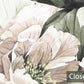 Elegant Neutral Floral Peel Stick Mural Wallpaper