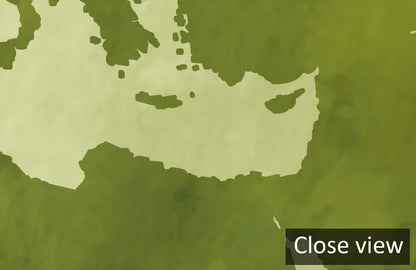 Green World Map Wallpaper Mural