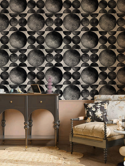 Maestoso Muro in Marmo Dorato Wallpaper