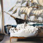 Vintage Nautical Ship Ocean Wall Mural Wallpaper