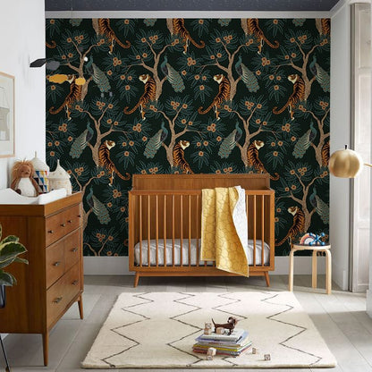 nursery decor idea wall mural design