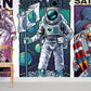 Vibrant Space Adventure Themed Mural Wallpaper