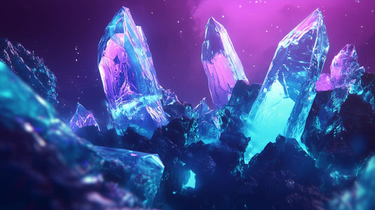 Aurora Prism Crystal Mural Wallpaper