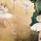 Vintage Ballet Dance Illustration Mural Wallpaper