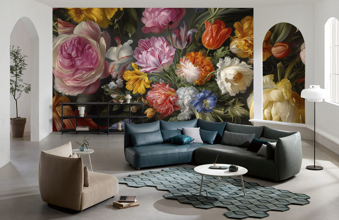 Baroque Garden Radiance Mural Wallpaper