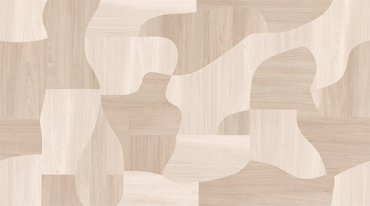 Beige Blocks Wallpaper Mural artwork