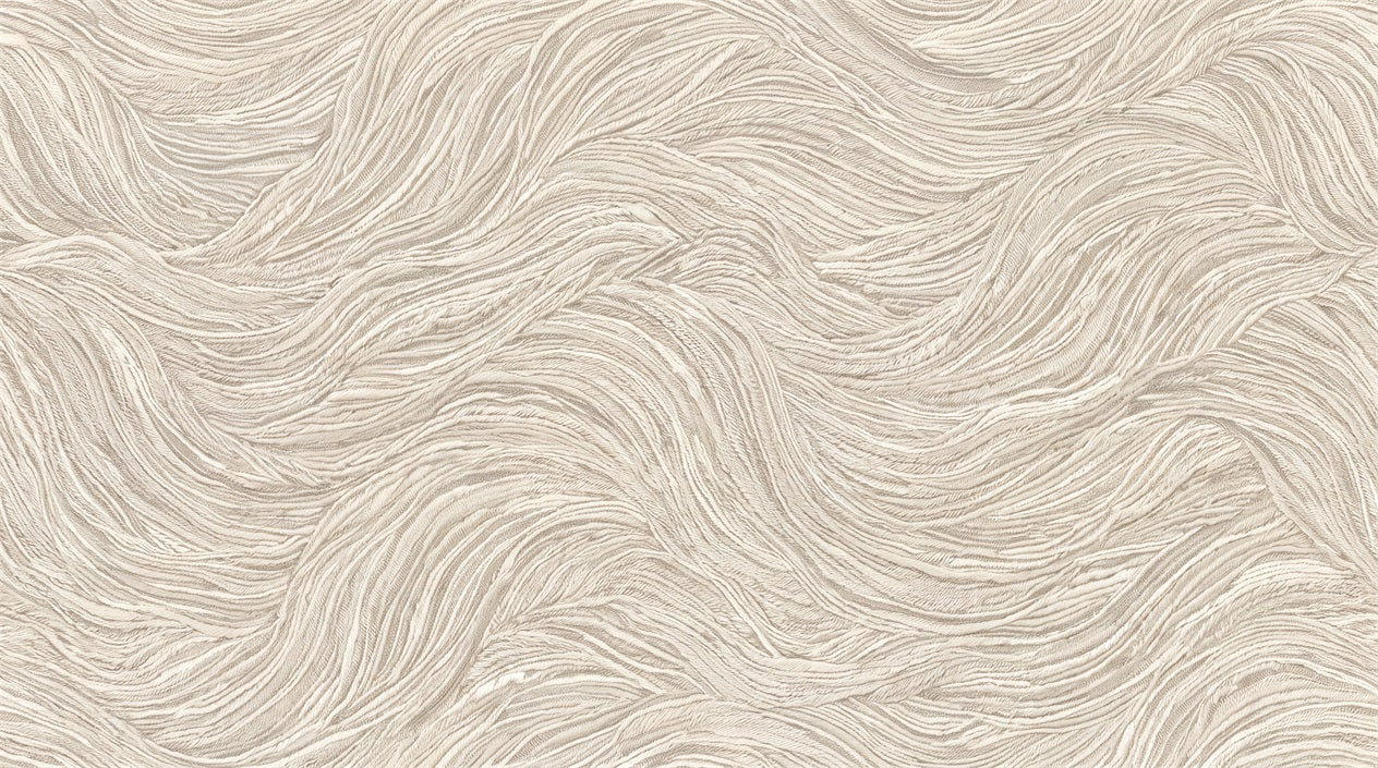 Beige Swirl Wallpaper Mural artwork