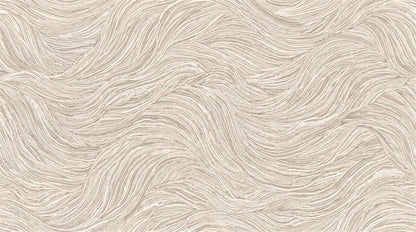 Beige Swirl Wallpaper Mural artwork