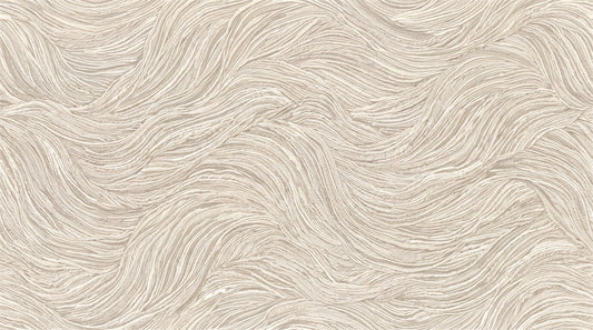 Beige Swirl Wallpaper Mural artwork