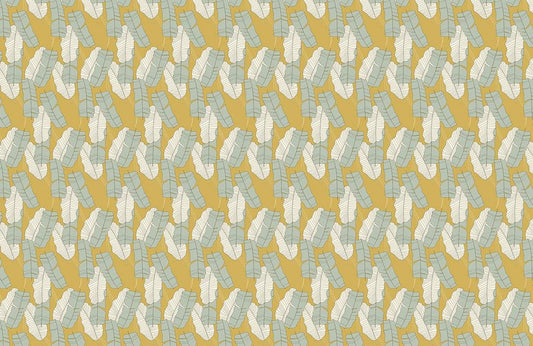 Decorate your home with this bicolor palm leaf wallpaper mural.