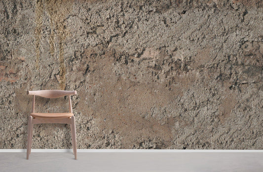 Home Decoration Featuring a Bionic Clay Wall Mural Wallpaper.