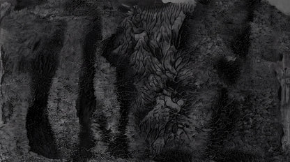 Black Furry Abstract Texture Halloween Wallpaper Mural - image 2