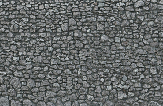 Realistic Grey Stone Texture Mural Wallpaper